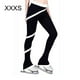 thumbnail image 4 of Greeniant pantalones largos de patinaje sobre hielo medias de spandex pantalones de patinaje pantalones de entrenamiento de equipo amigables con la piel Uniforme atlético Blanco/XXXS Greeniant OD025264-19, 4 of 5