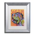 thumbnail image 2 of Trademark Fine Art 'Shar Pei Love' Canvas Art by Dean Russo, White Matte, Silver Frame, 2 of 4