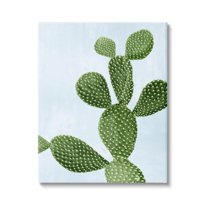 Prickly Pear Desert Cactus Botanical & Floral Graphic Art Gallery Wrapped Canvas Print Wall Art