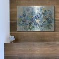 thumbnail image 5 of Luxe Metal Art 'Scattered Blue Flowers' by Silvia Vassileva, Metal Wall Art, 16" x 12", 5 of 9