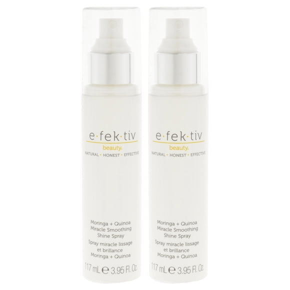 Moringa Plus Quinoa Miracle Smoothing Shine Spray by e.fek.tiv for Unisex - 3.95 oz Hair Spray - Pack of 2