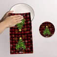 thumbnail image 2 of Toycle Christmas Kitchen Towels Christmas Tree Print Hanging Hand Bath Microfiber Towel For Bathroom Home Tea Bar Kitchen(U,polyester), 2 of 6