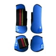 thumbnail image 2 of EHJRE 4x Horse Tendon Boots Set Cushioned Inner Pad Protection Horse Boots Blue, 2 of 9