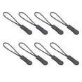 thumbnail image 1 of maytalsory 8 Pieces Zipper Pull Puller Lightweight Rope Tag Fixer Multi-Purpose Replacement Buckle Bags Suitcase Accessories Textiles Dark Gray, 1 of 5