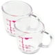 thumbnail image 3 of 2 tazas medidoras con escala, taza graduada de cocina, taza medidora pequeña y espesa, taza para leche., 3 of 6