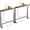Rustic Brown 70inch, variant on Sofa Tables 78.7" Adjustable Height Narrow Console Table with Outlet, Behind Couch Table, Long Entryway Tables with Charging Station, for Living Room, Rustic Brown