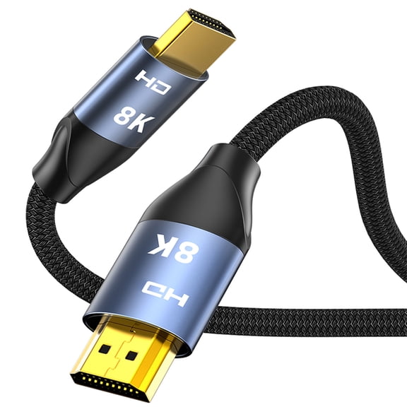 HDTV 2.1 Cable 8K@60Hz 4K@240Hz 144Hz Male to Male Video Display Cable for HDTV Laptop Projectors Computer Gaming Consoles