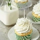 thumbnail image 4 of Mariposa de Plata Dorada DIY Cupcake Pick Topper Muffin Food Pick Boda de Cumpleaños Baby Shower Favors, 4 of 9