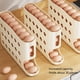 thumbnail image 3 of Soporte De Dispensador De Huevos De 4 Niveles, Rejilla De Huevo Automático, 30 Huevos, Un Organizador De Huevos Que Ahorra Espacio Con Rieles Protectores Para Refrigerador, 3 of 7