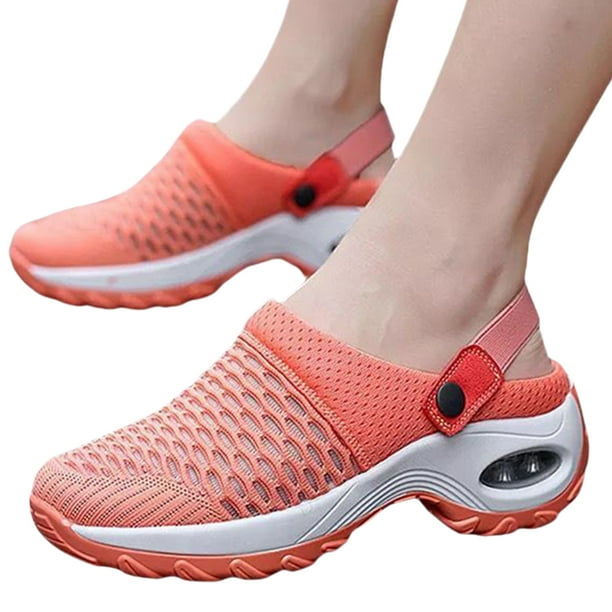 Sandalias Casuales Playa Verano Zapatos Jardín Soporte Malla Transpirables para Mujeres