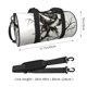 thumbnail image 2 of Easygdp Black And White Rose Bolsa de Viaje, Bolsa de Mano, Bolsa de Gimnasio, Bolsa de Equipaje para Viaje, 2 of 6