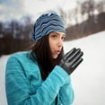 thumbnail image 4 of EARKITY Winter Gloves for Women, Winter Leather Gloves, Soft Warm Driving Cycling Mitten, Winter Warm Cycling Driving Gloves, Fashion Driving Gloves, Touchscreen Texting Driving Gloves, 4 of 5