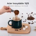thumbnail image 5 of SHAR Cuillères à Café Durables en Acier Inoxydable 18/8 U-Goût 15ml & 30ml, 5 of 5