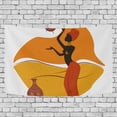 thumbnail image 1 of ABPHQTO Tapiz africano para mujer, decoración para colgar en la pared, decoración del hogar, sala de estar, dormitorio, 100x150 cm, 1 of 4