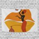 thumbnail image 1 of ABPHQTO Tapiz africano para mujer, decoración para colgar en la pared, decoración del hogar, sala de estar, dormitorio, 128x150 cm, 1 of 4