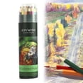 thumbnail image 1 of Crayons de Couleur, 24 Pcs Crayons de Couleur Professionnels Crayons de Dessin, Ensemble de Crayons d'Artiste à Base d'Huile, 1 of 6