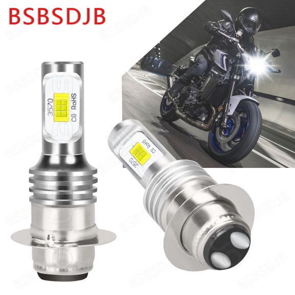 For Yamaha YFZ450R 2009-2014 Bright White 6000K H6M LED Headlight Bulbs