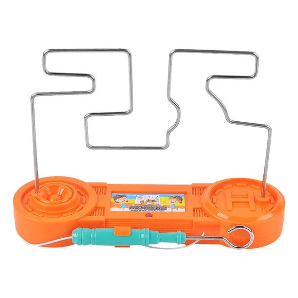 Juego de Maze Kuymtek Buzz The Wire Juego de Bump Electric Shock (naranja)
