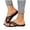 Black, variant on hoksml Women's Crisscross Strap Flip Flops, Open Toe Summer Slippers for Summer Casual and Beach Wear