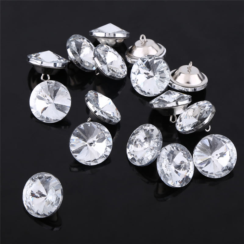 20Pcs Rhinestone Buckle Button Crystal Clothing Sofa Diamant Sewing Accessories 