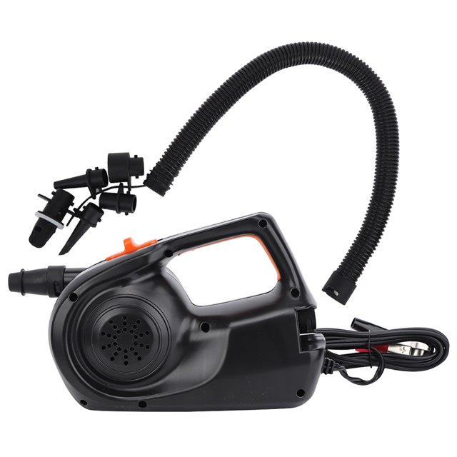 Bomba de aire eléctrica portátil, accesorio de inflado para actividades al aire libre, camping, 180 V-240 V, bomba de carga CC reforzada.