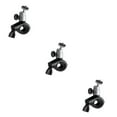thumbnail image 4 of Redempat Camera Mount Bike Motorbike Front Bar Camera DV Support Handlebar Aluminum Alloy Camera Support Rack 360 Degree Rotation Stand Silver 3Set, 4 of 6