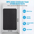 thumbnail image 5 of GPED BathTub Mat, Non-Slip Bath Mat, Machine Washable Shower Mat for Bathtub Floor Liner Mats with Suction Cups and Drain Holes, Clean and Soft on Feet, 34x22 Inch for Bathroom Floor, Black, 5 of 6