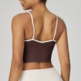 thumbnail image 3 of AherBiu Workout Tank Tops for Women Spaghetti Strap Deep V Neck Stretch Athletic Cami Shirt with Built in Bra, 3 of 6