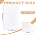 thumbnail image 2 of 80pcs Blank Sublimation Metal Business Cards DIY White 3.3x2.1in Aluminum, 2 of 6