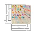 thumbnail image 4 of Cojines para silla con estampado de animales adorables y alfabéticos, suaves y cómodos para el hogar, el bar, la oficina y el exterior, 30 x 30 cm, 4 of 4