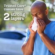 Kleenex Trusted Care 2-Ply Facial Tissues Flat Box, 3 Pack, 480 Total Tissues