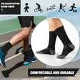 thumbnail image 2 of VEGCOO 8 Pairs Men's Ankle Athletic Socks, Cushioned Breathable Socks, 2 of 7