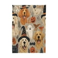thumbnail image 2 of 60x60 Inch Tablecloth Polyester Square Tablecloth for Home Kitchen Dinner Decor Halloween Dog Pattern, 2 of 9