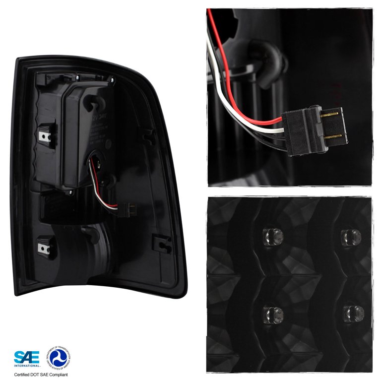 Spyder Dodge Ram 1500 94-01 / Ram 2500/3500 94-02 Euro Style Tail Lights - Black