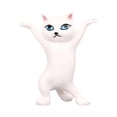 thumbnail image 2 of 20xDancing Gatos Lindos Adorno Escultura Decoración Blanco Sunnimix Escultura de estatua de gato, 2 of 7