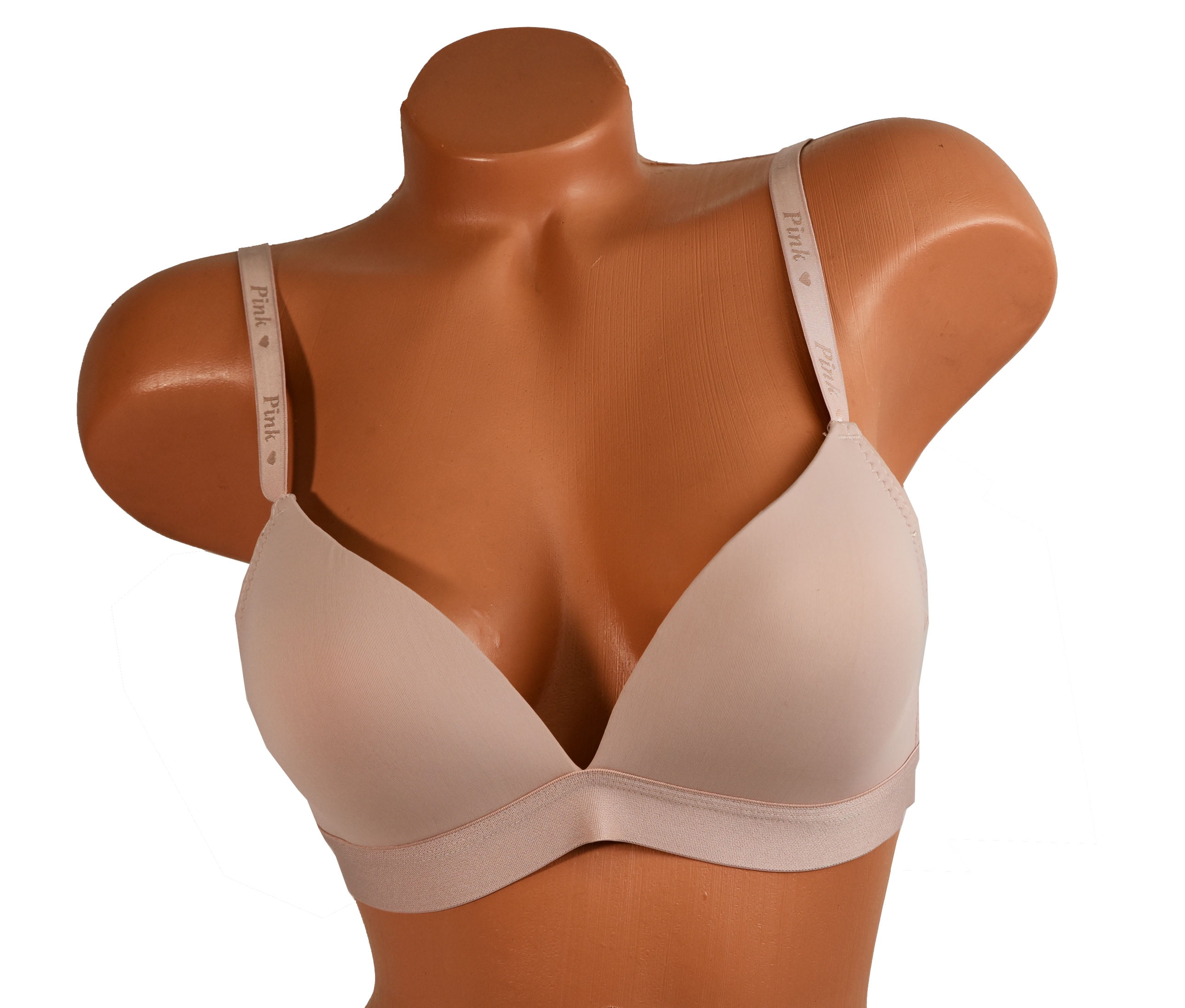 Women Bras 6 pack of Basic No Wire Free Wireless Bra B cup C cup Size 38B  (S6319)