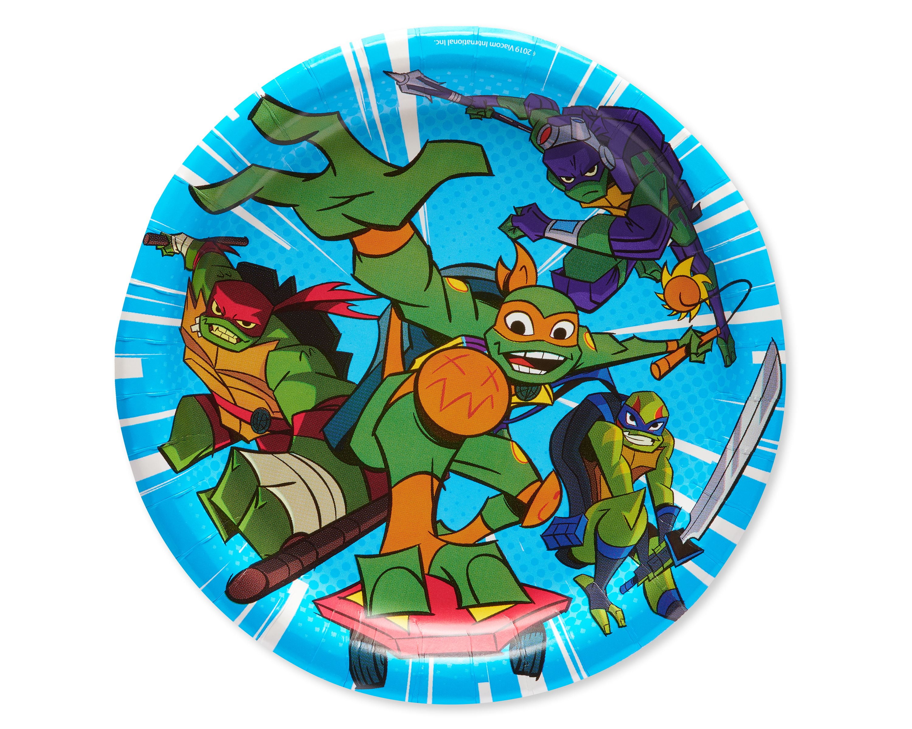 American Greetings Teenage Mutant Ninja Turtles Paper Dessert Plates, 8 ...