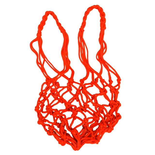 Bolsa de malla Sunnimix de nailon Portador de una sola pelota Voleibol naranja