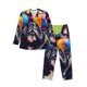 thumbnail image 1 of Fotbe Rainbow Bulldog Sunglasses Pijama de Hombre con Estampado de Manga Larga, Conjunto de 2 Piezas, Ropa de Dormir Suave y Cómoda con Bolsillos-XX-Large, 1 of 7