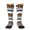 2 Black-2, variant on Womens Blue California Republic Flag Knee High Socks Comfy Thermal Boot Long Socks