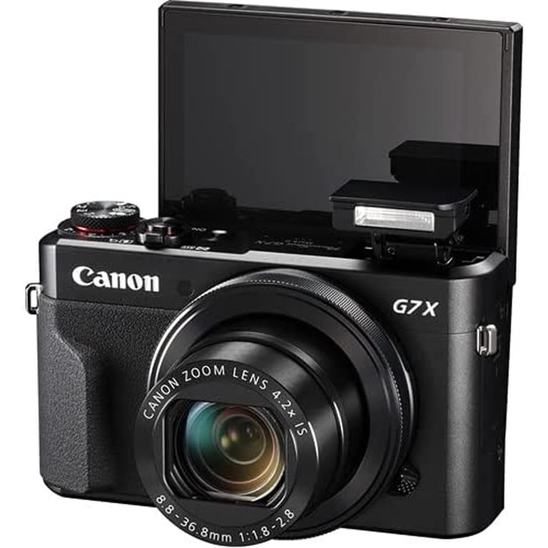 Canon PowerShot G7 X Mark II Camera, WiFi, Flip Screen