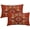 A-aztec-orange Red, variant on Red Gold Boho Pillow Covers 16x16 Inch Bohemian Vintage Retro Rug Carpet Decorative Pillow Cases Set of 2 Antique Tapestry Rustic Retro Throw Pillows Farmhouse Home Decor For Cushion Sofa Couch