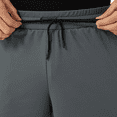 thumbnail image 3 of Men's Athletic Shorts with Double-layer Waist Head Quick Dry Workout Running Gym Training Short, Black (XL), 3 of 4