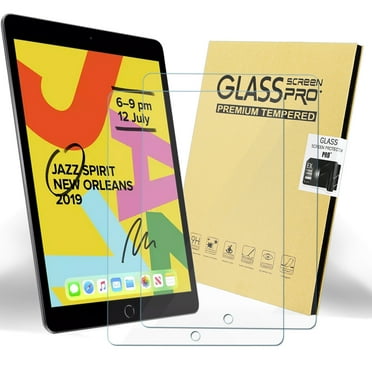 KIQ iPad 9.7 6th Generation Screen Protector Tempered Glass for Apple iPad Air 1st 2nd / Pro 5th Gen  [2 Pack]