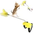 thumbnail image 1 of Juguete Para Gatos, Varita De Plumas Artificiales, Palo De Teaser Interactivo, Juguetes Divertidos Para Gatitos, Juguetes Para Jugar Con Los Pies, Juguete Para Mascotas, Suministros Para Gatos Methold  PT002493-03, 1 of 6