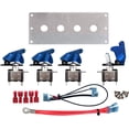 thumbnail image 3 of 4 LED Toggle Switch Panel 12vDC with Safety Covers (Blue), 3 of 5
