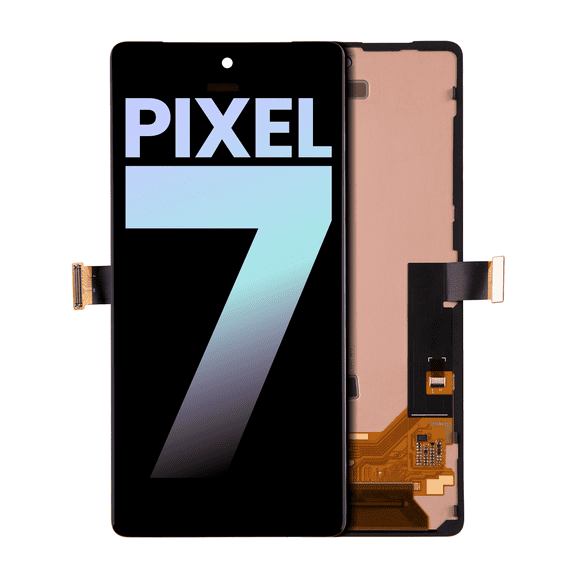 Replacement OLED Assembly With Frame(With Finger Print Sensor)Compatible With Google Pixel 7(Genuine OEM)(All Colors)