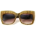 thumbnail image 2 of FEISEDY Retro Overesized Cat Eye Sunglasses Women Men Square Cateye UV400 Sunglasses B2629, 2 of 16