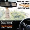 thumbnail image 4 of Aromahpure Premium Car Air Freshener - Fresh Vanilla Scent - Luxuxry Fragrance - 1.7 Oz 30 Days - Organic Natural Made up of Essential Oil, Garin & Grain Flakes Chemical Free Odor Eliminator, 4 of 5