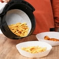 thumbnail image 5 of 50 Pcs Air Fryer Parchment Paper Liners High-Temperature Waterproof Greaseproof Baking Paper for Oven Air Fryer Roasting Microwave, 5 of 7